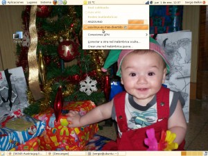 juansb Nuevo driver de Broadcom funcionando, con el hermoso JuanSe de fondo